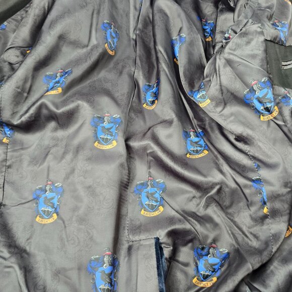 Harry Potter Wizarding World Ravenclaw 40R Mens Blue Velvet Blazer - Picture 4 of 11
